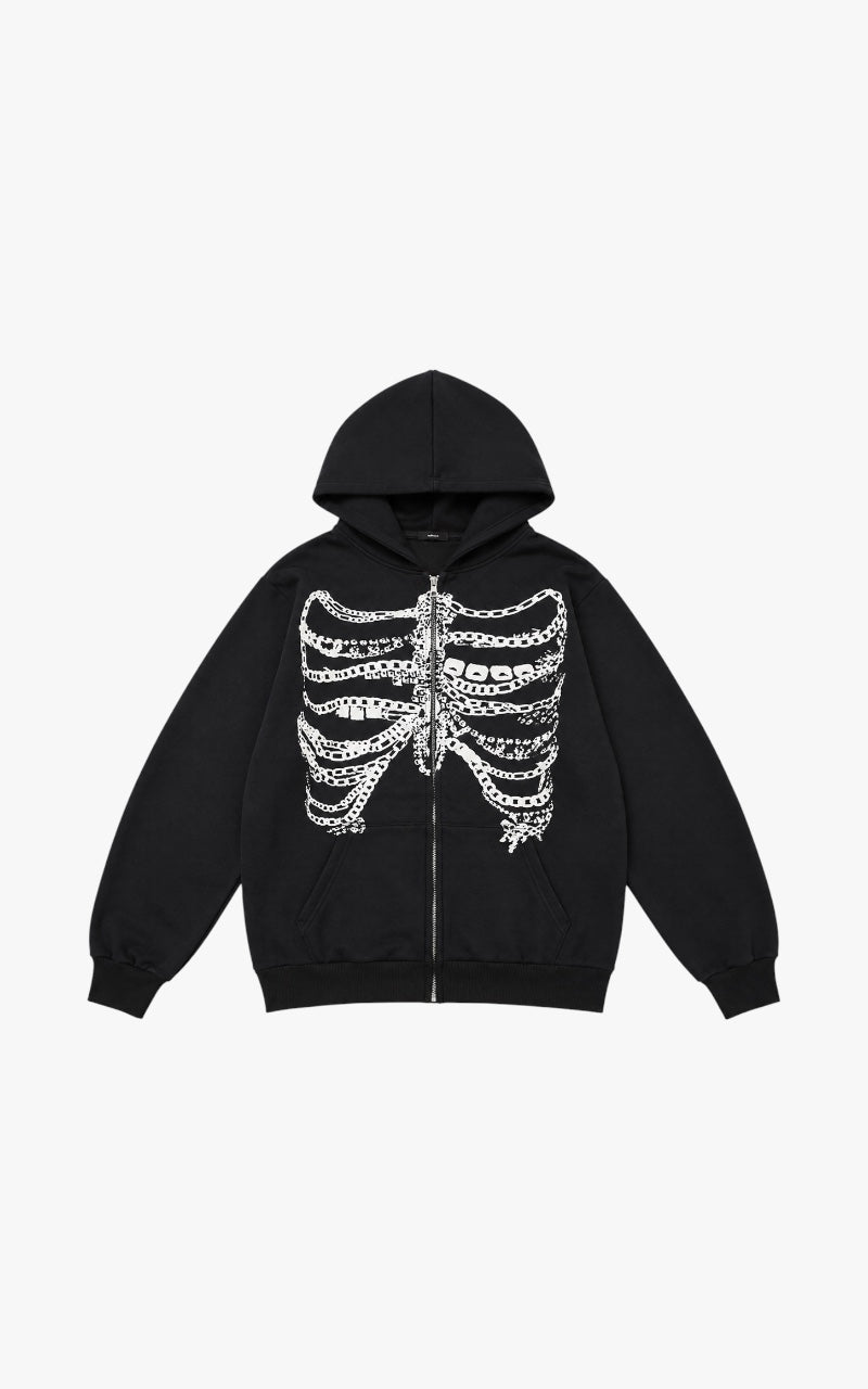 Phantom Bones Zip Hoodie
