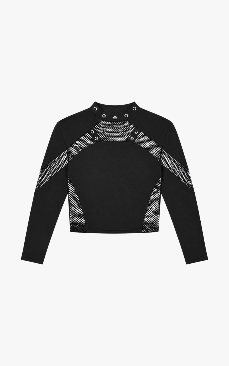 Voidline Mesh Crop Top
