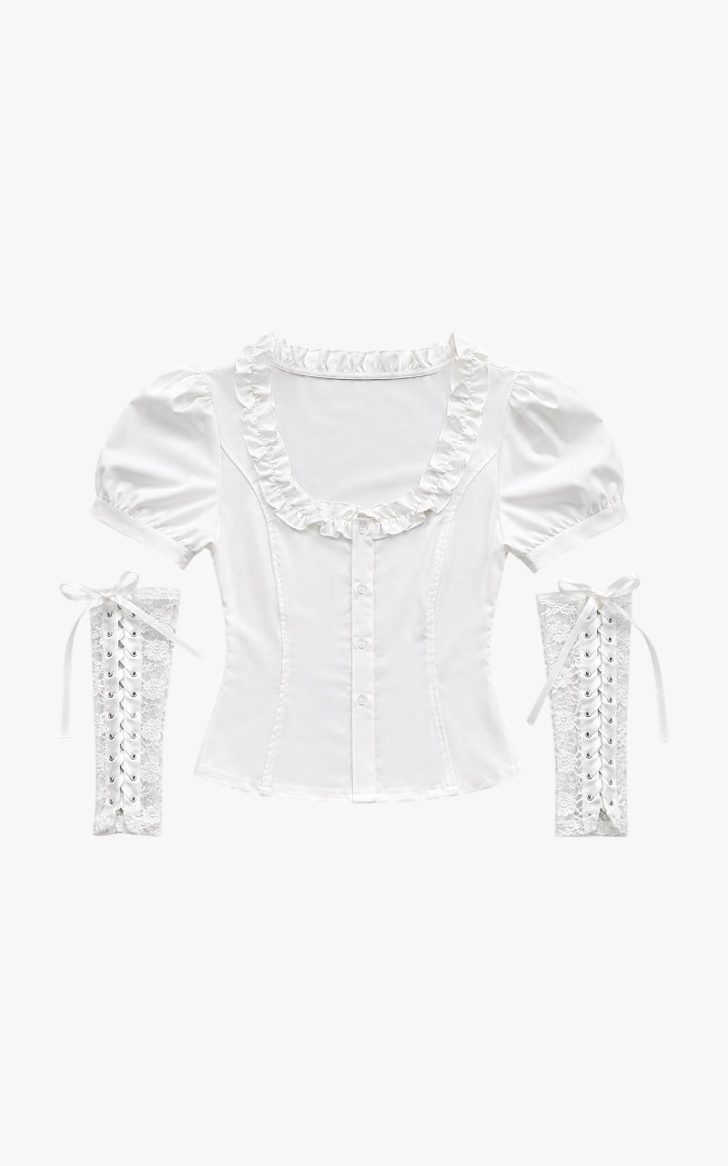 Ivory Cathedral Blouse