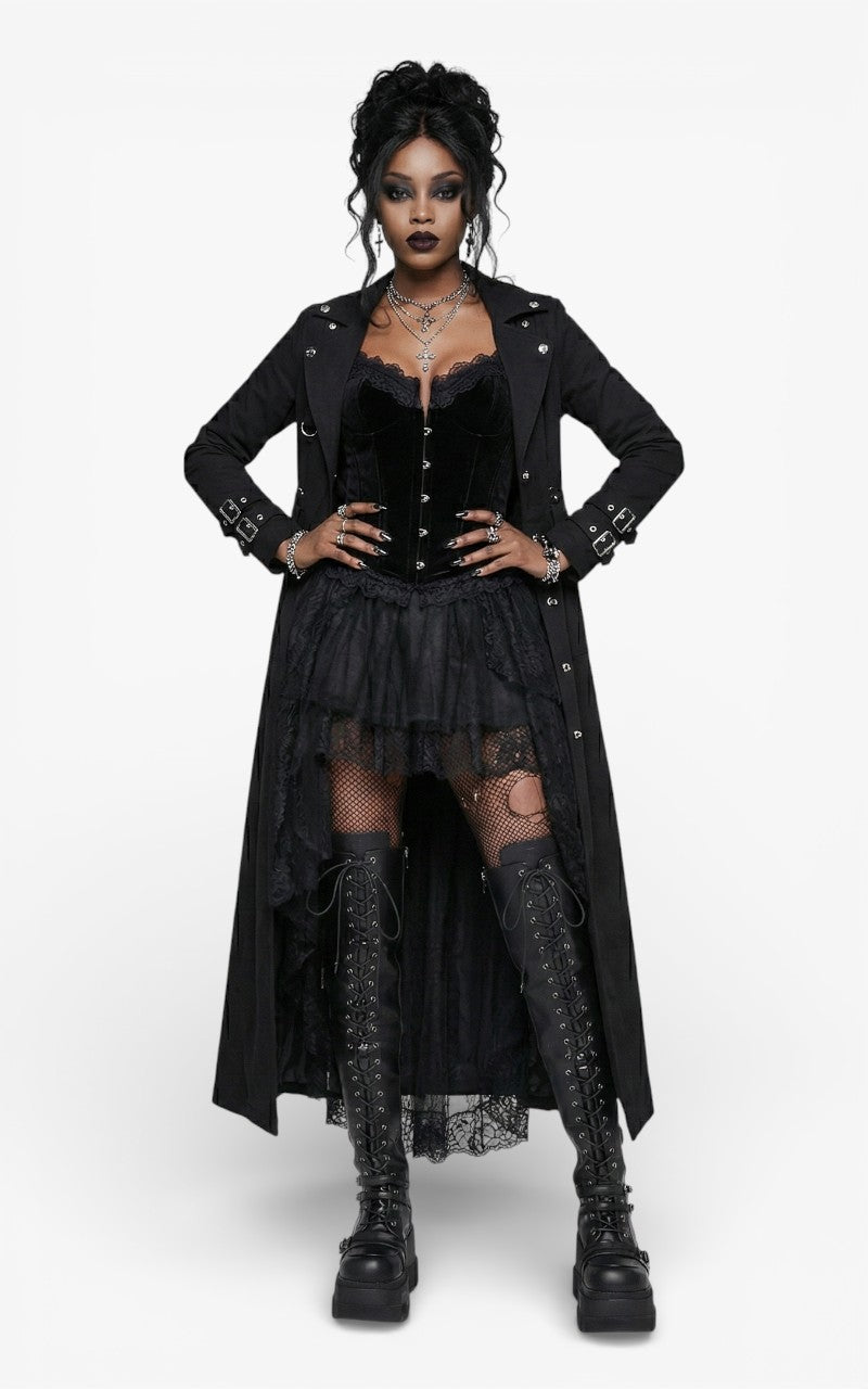Midnight Rampage Over-The-Knee Platform Boots