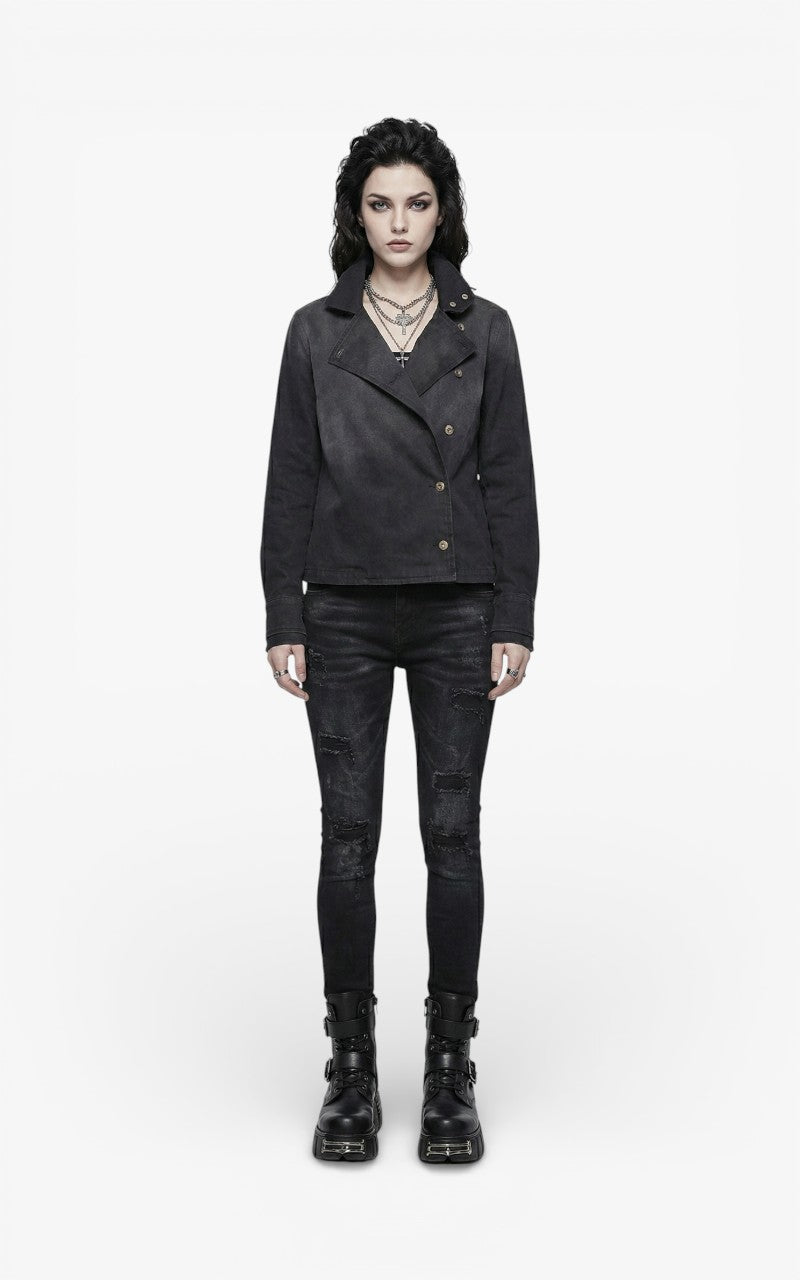 Obsidian Asymmetry Canvas Jacket