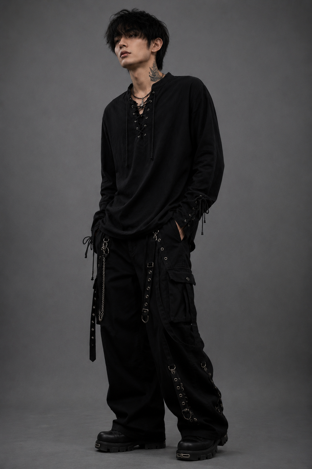 Black Sable Lace Shirt