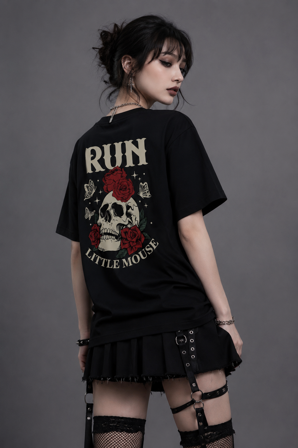 Run Little Mouse Goth Tee