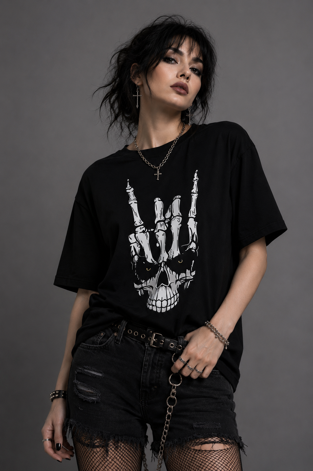 Horns Up Tee