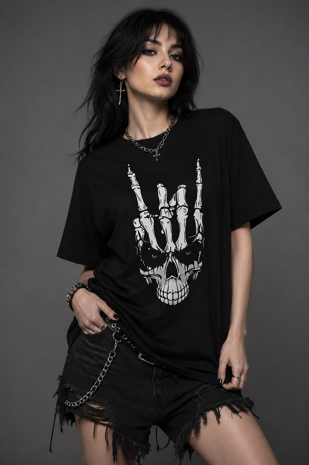 Horns Up Tee