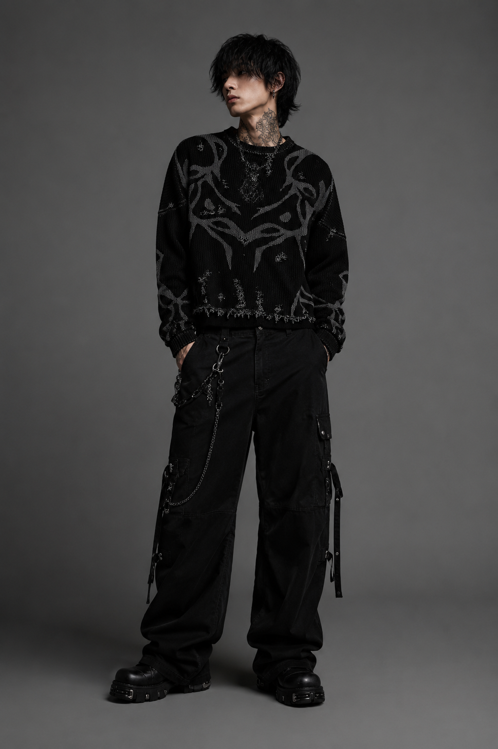 Torn Totem Sweater