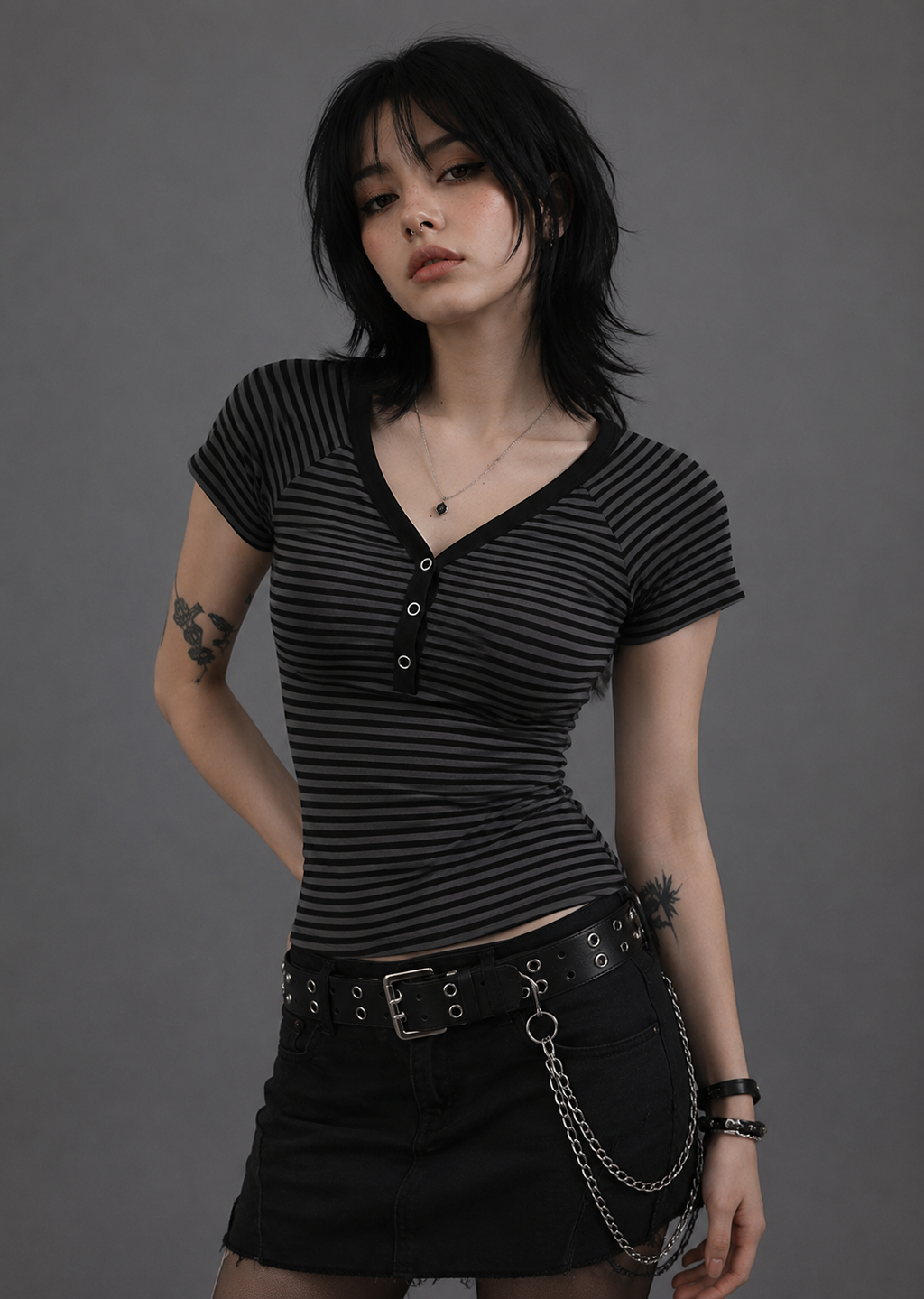 Shadowline Henley Tee