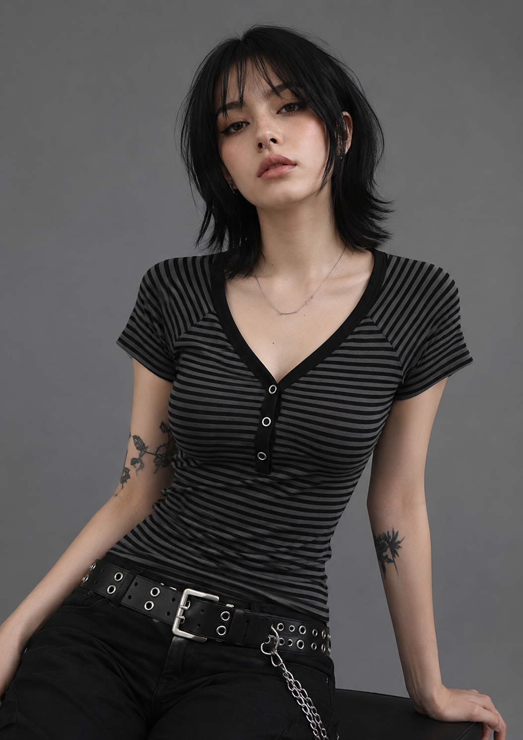 Shadowline Henley Tee