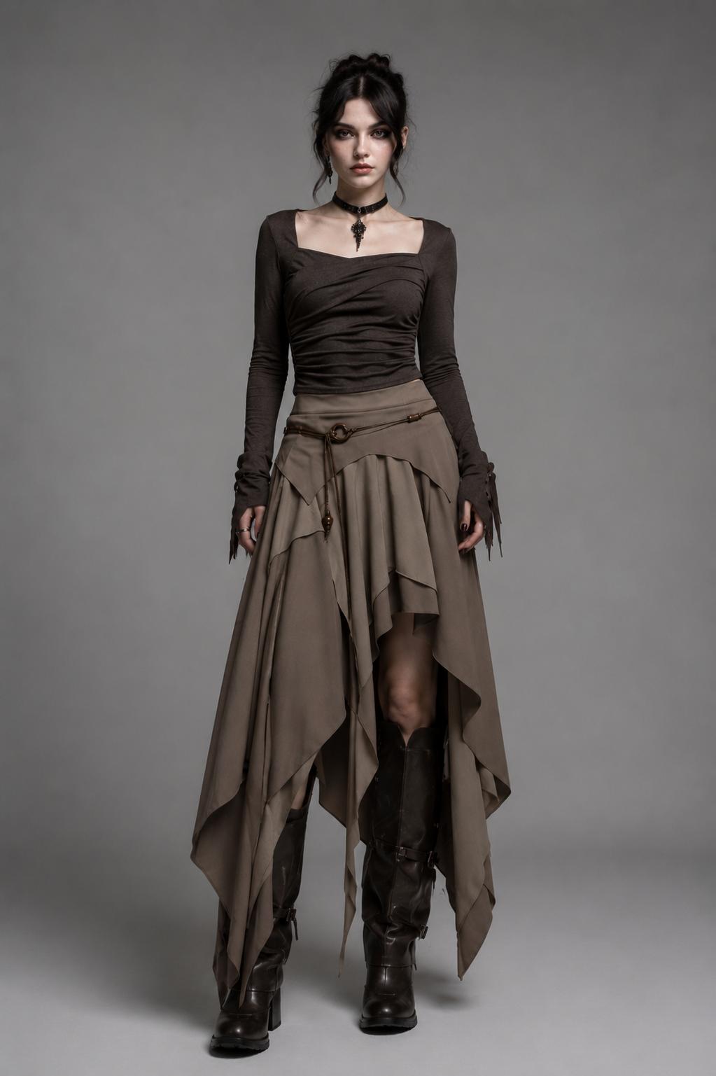 Wanderveil Asymmetry Skirt