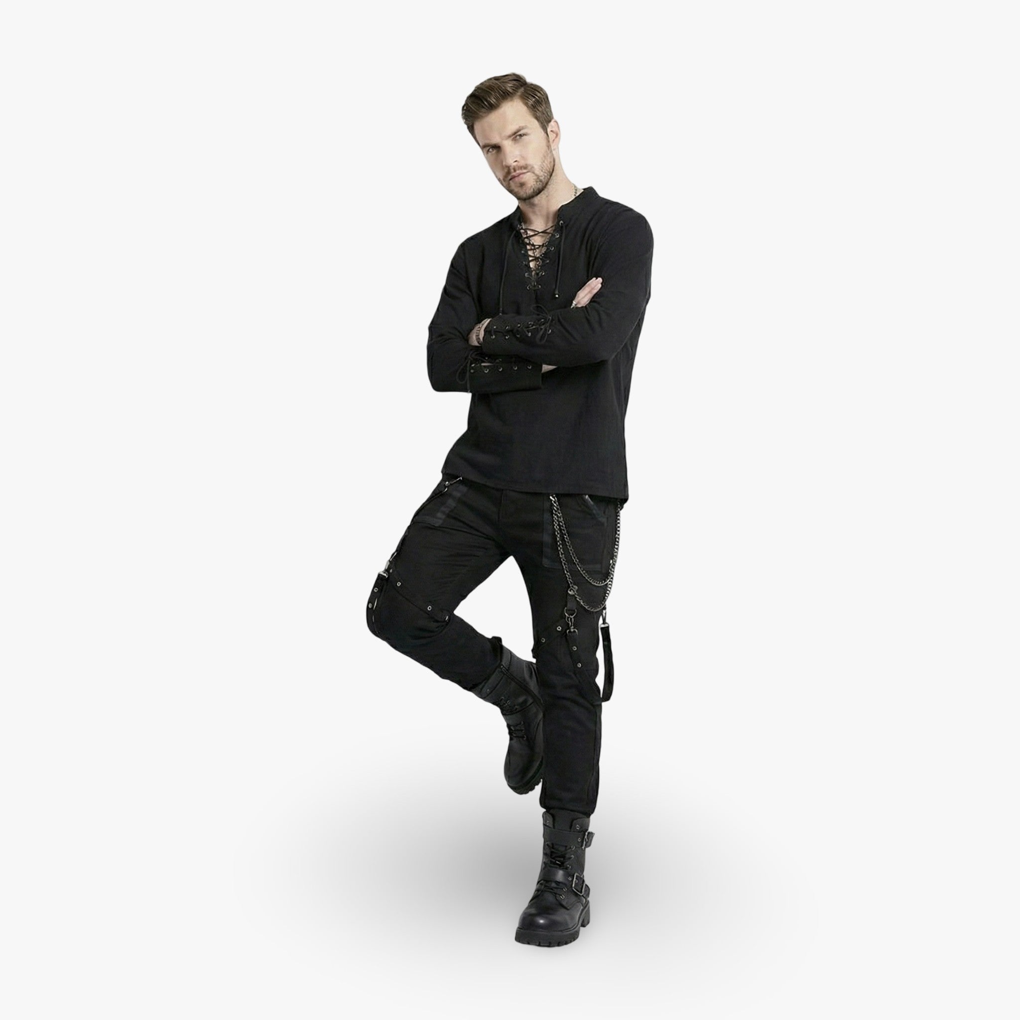 Black Sable Lace Shirt