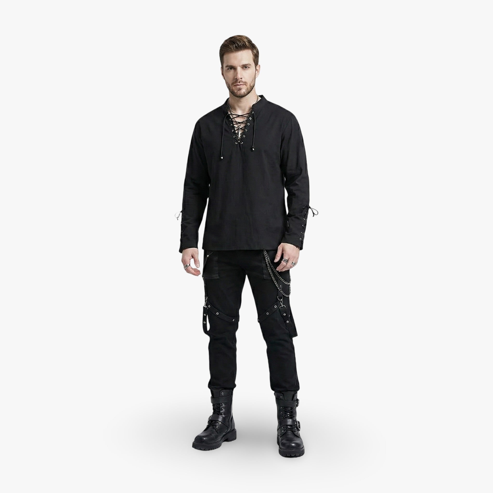 Black Sable Lace Shirt