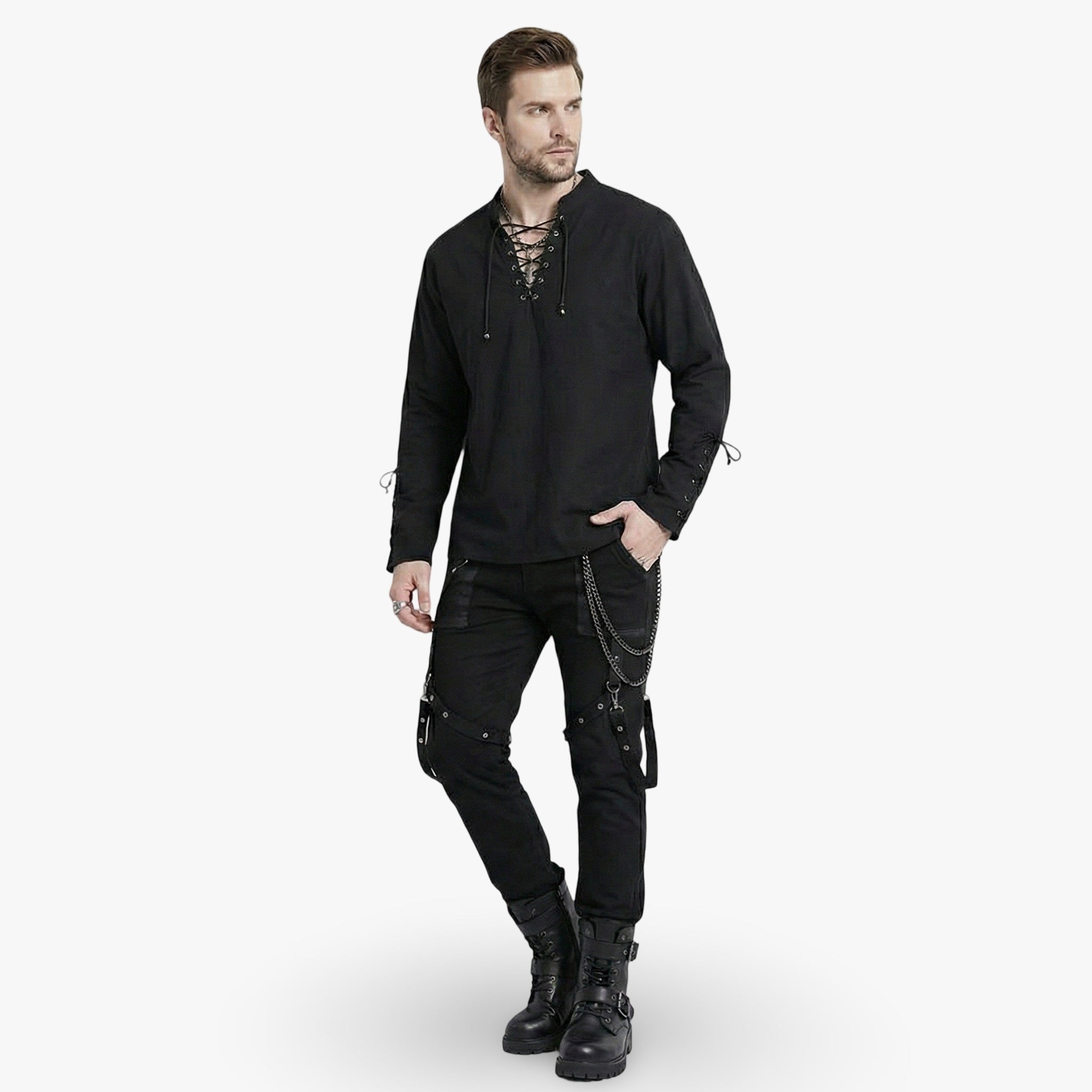Black Sable Lace Shirt