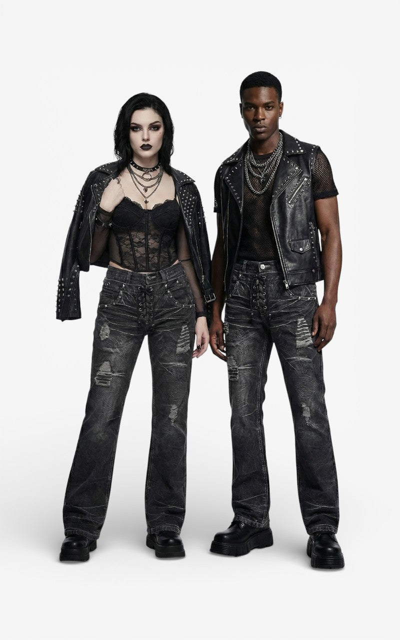 Shadowlace Micro-Flare Denim