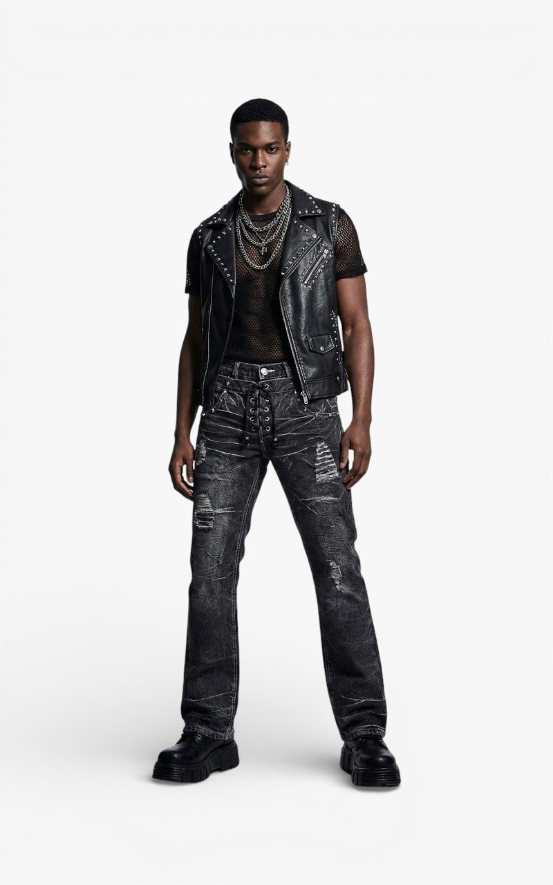 Shadowlace Micro-Flare Denim