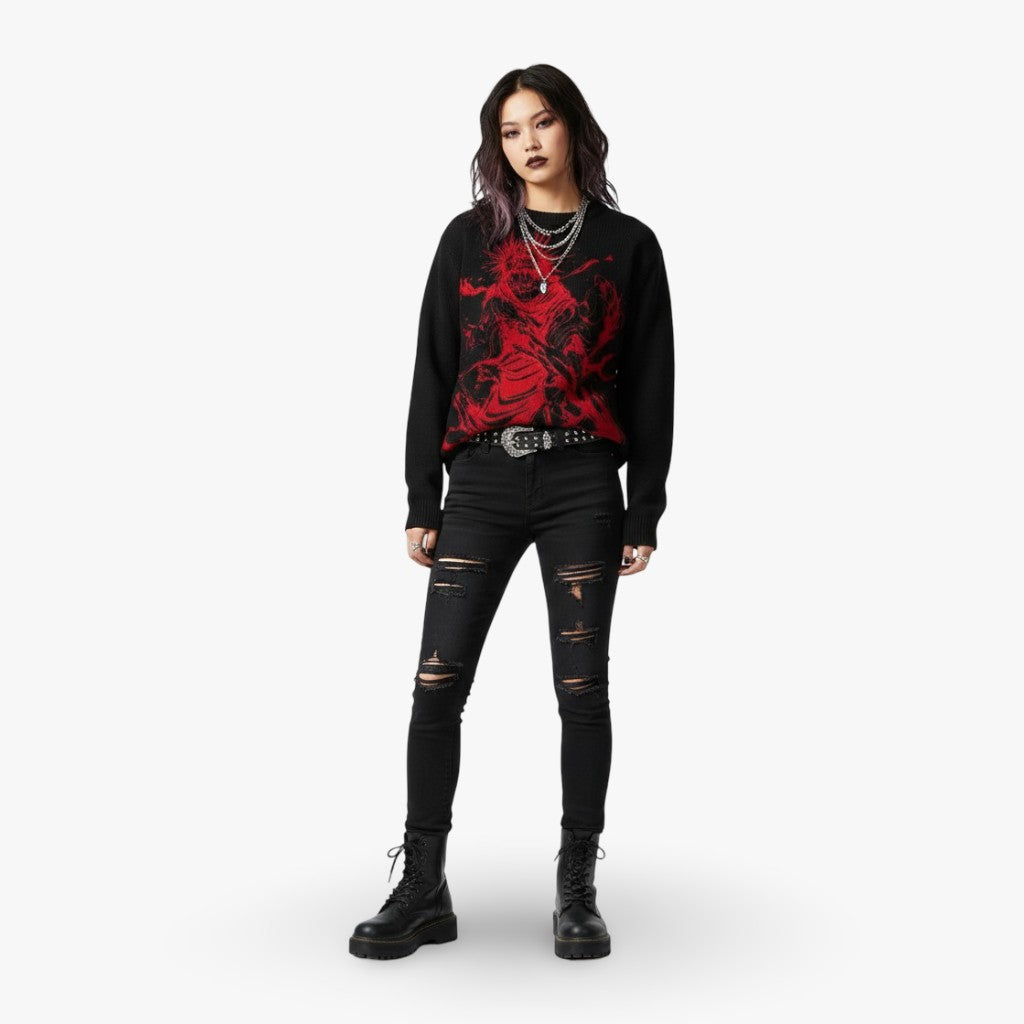 Crimson Revenant Knit