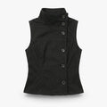 Obsidian Button Neck Top