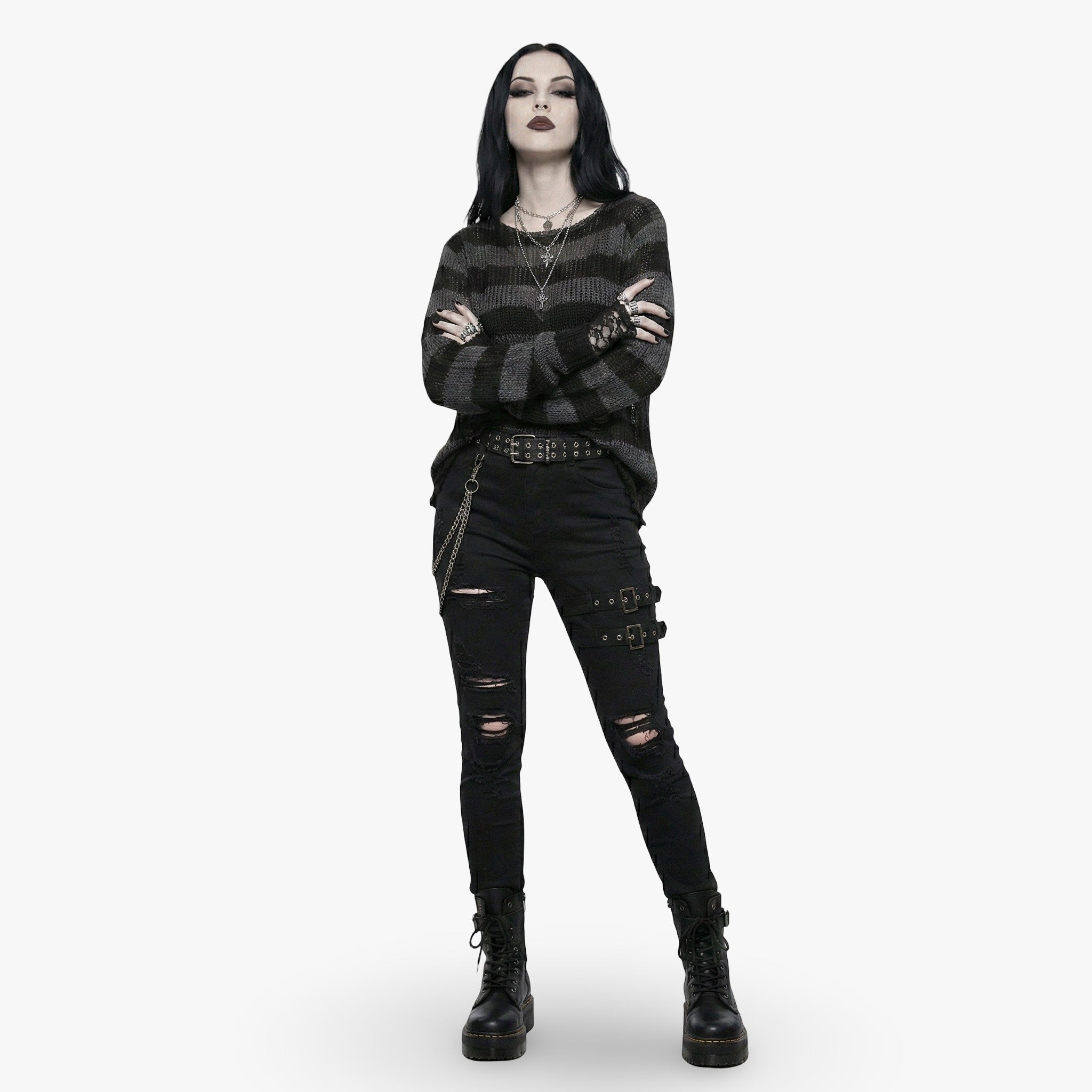 Static Stripe Knit