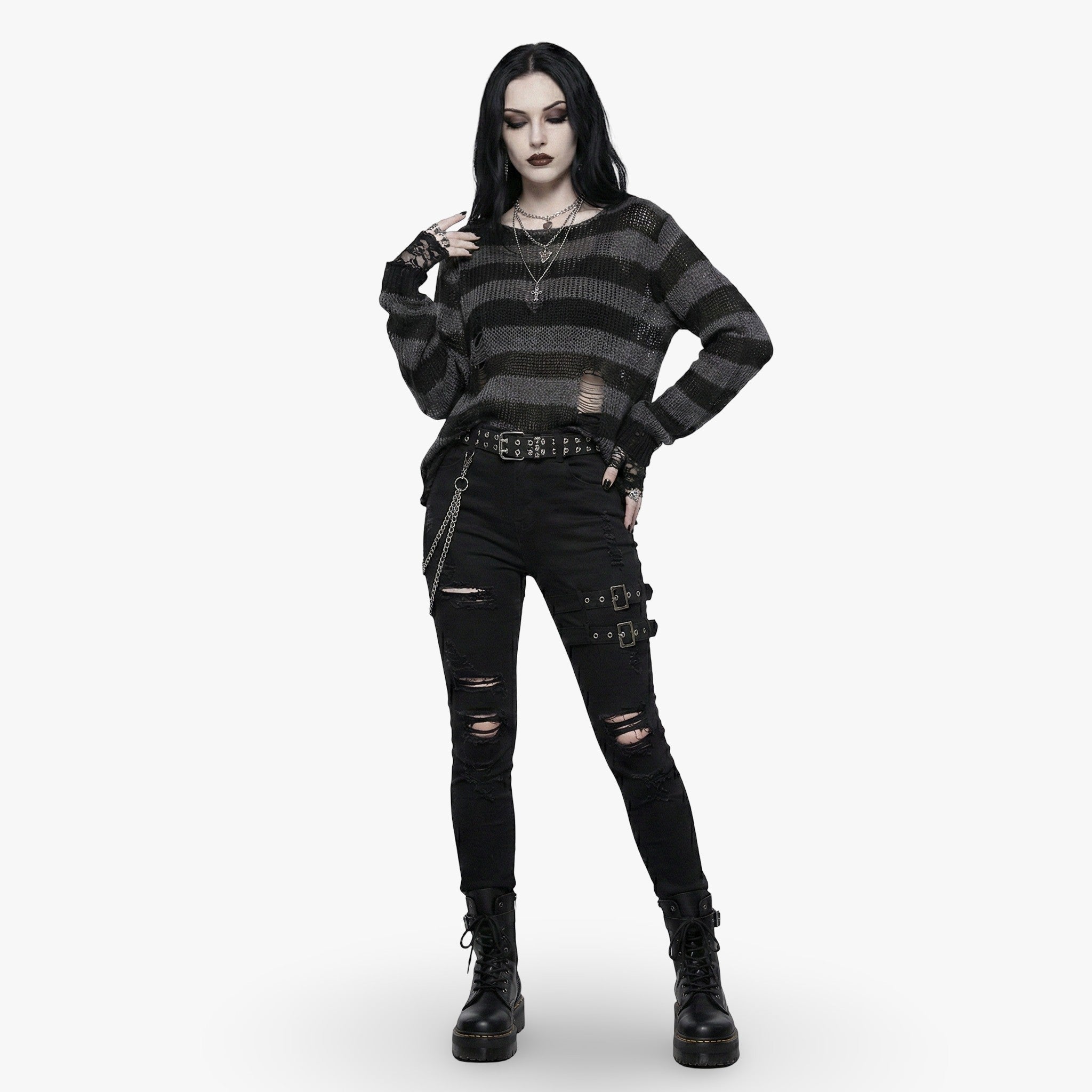 Static Stripe Knit