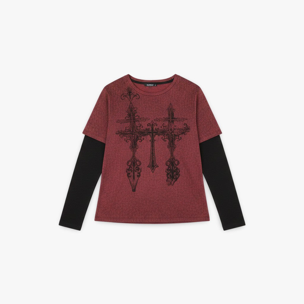 Blood Cross Layer Tee